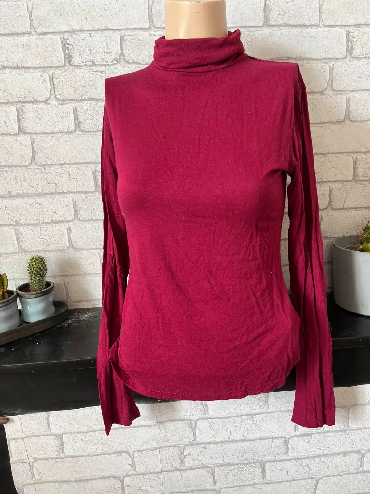 Top femme manches longues col roulé – Gémo – Taille 36
